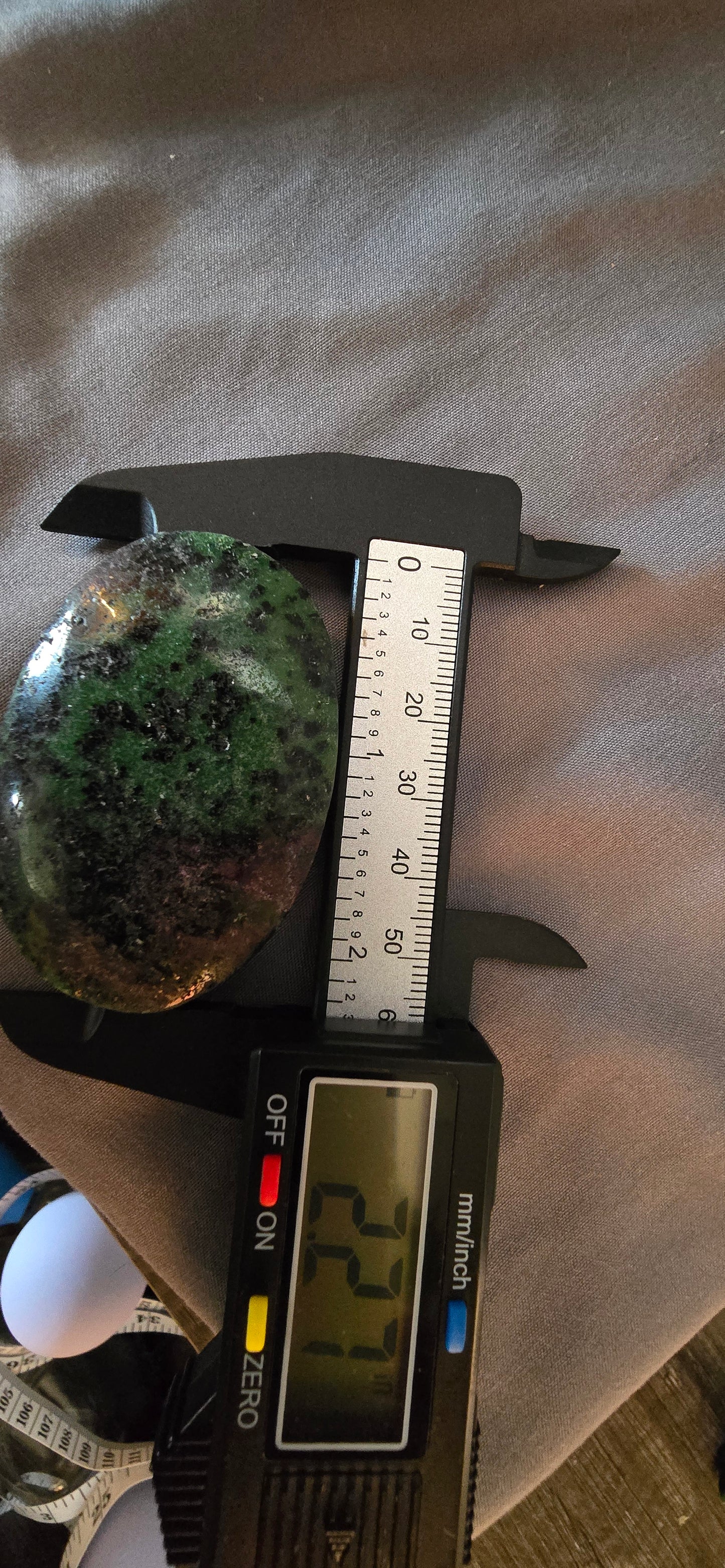 Ruby Zoisite Palmstone