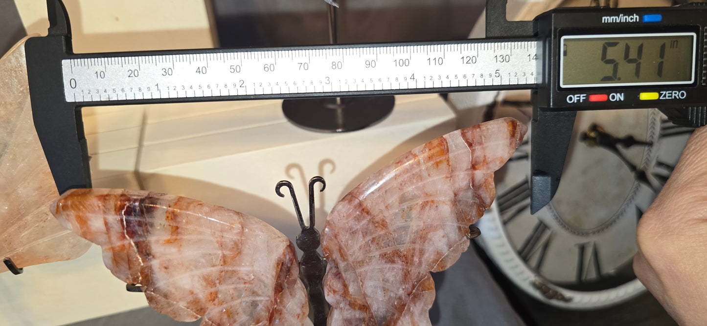 Fire Quartz & Golder Healer Dragon/Butterfly