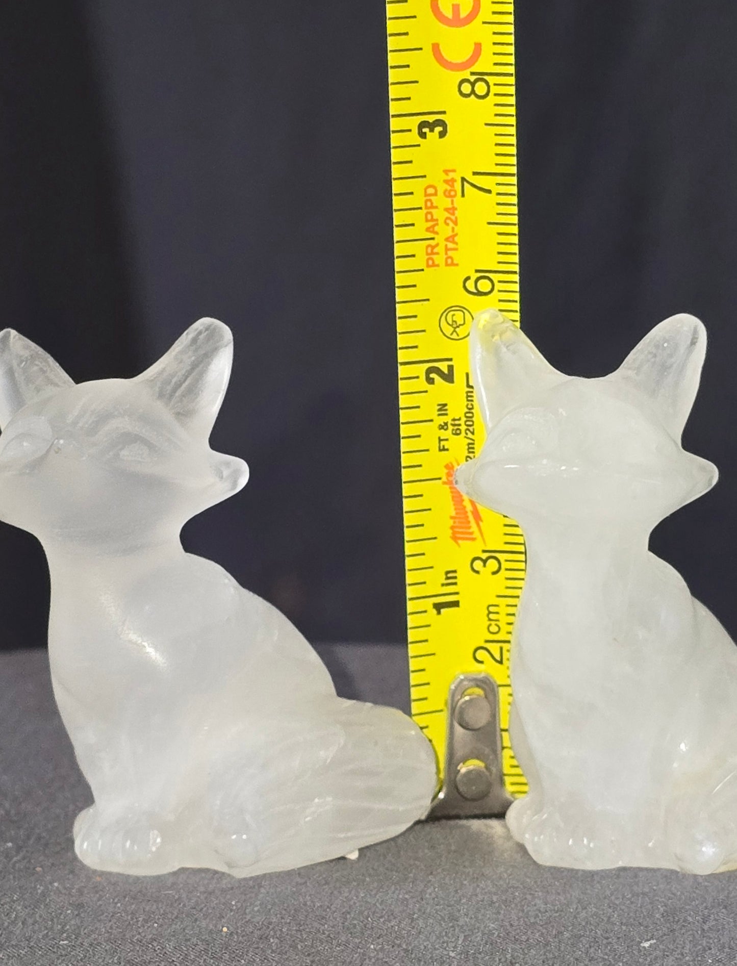 S0429 Clear Quartz Fox