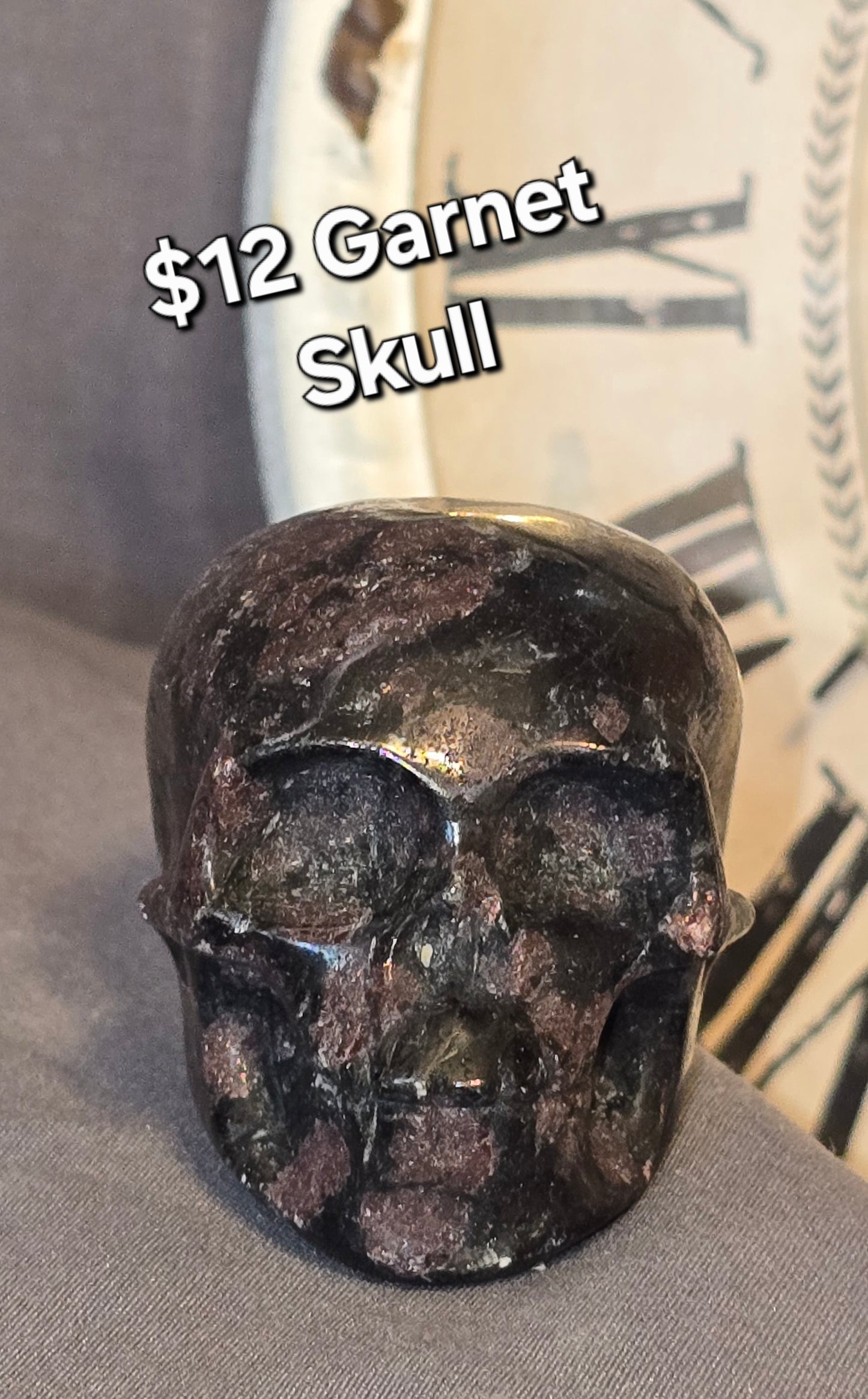 Garnet Skull