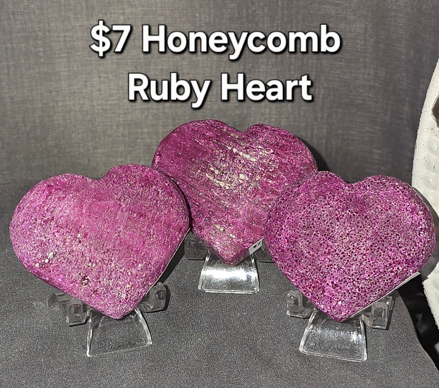 Honeycomb Ruby Heart