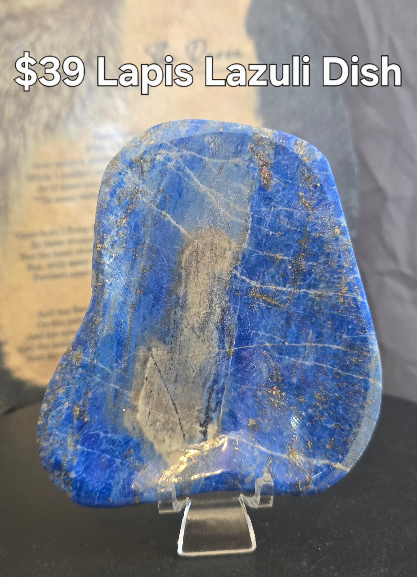 S0198 Lapis Lazuli Dish