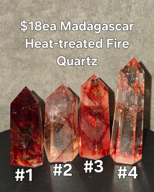 S0046 Madagascar Heat-treated Fire Quartz