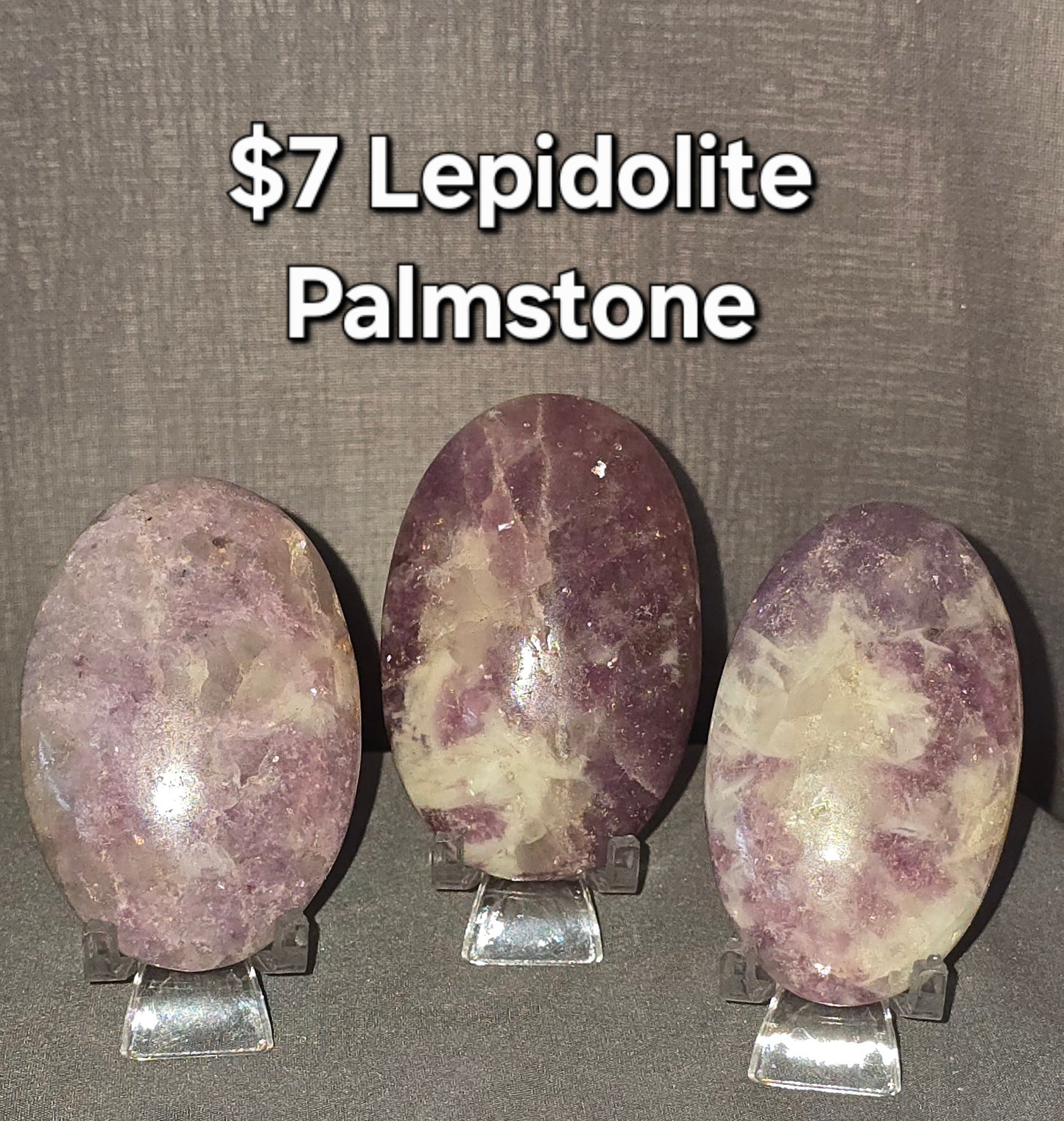 Lepidolite Palmstone