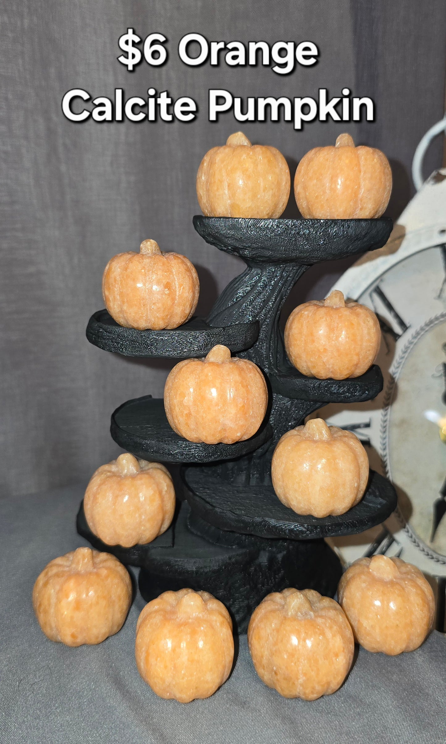 Orange Calcite Pumpkin