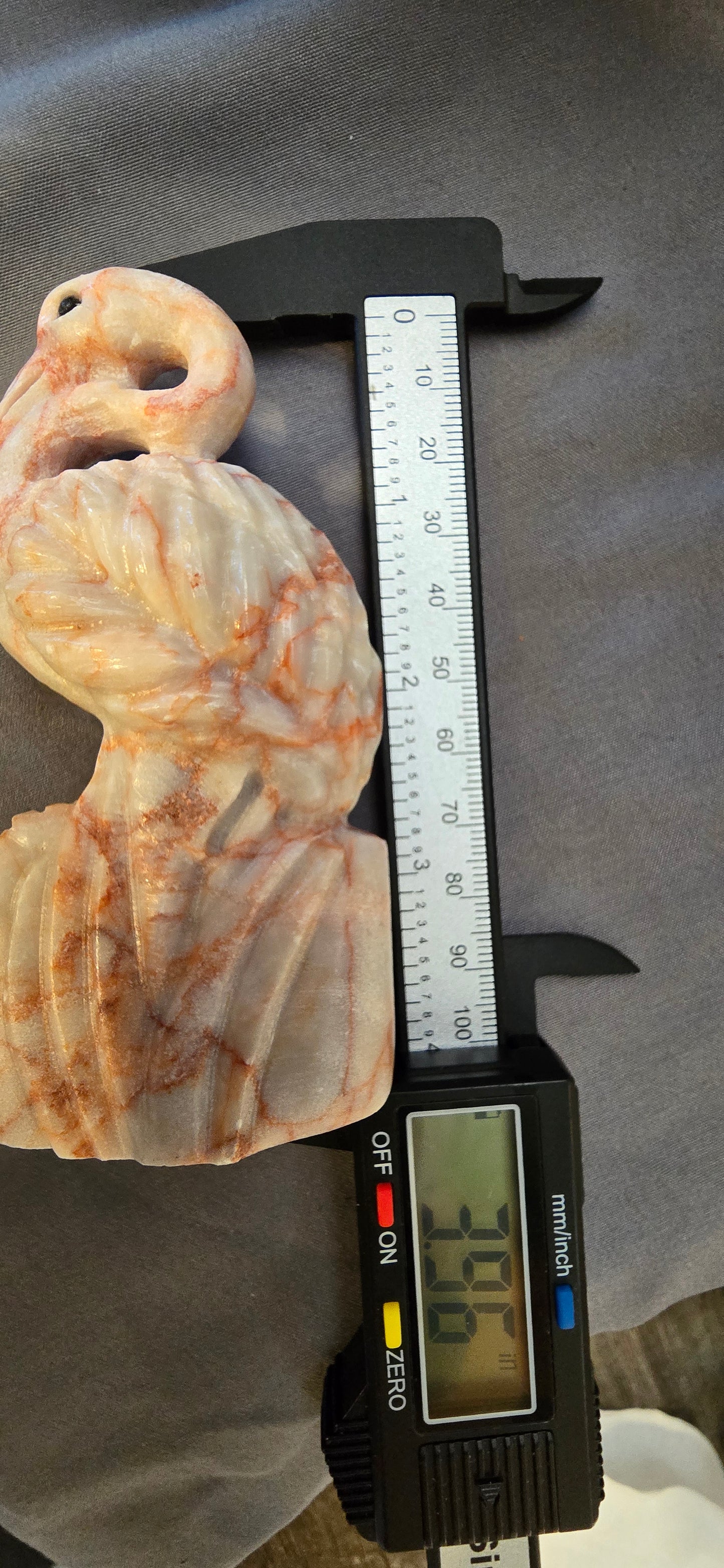 Red Vein Jasper Flamingo