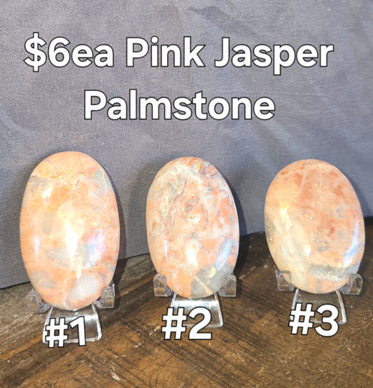 S0285 Pink Jasper Palmstone