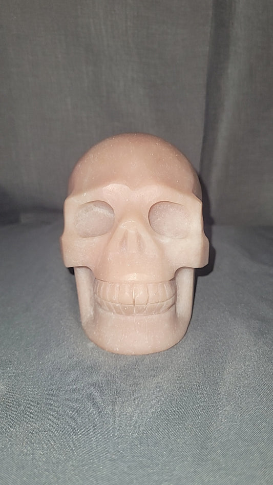 Pink Opal Skull