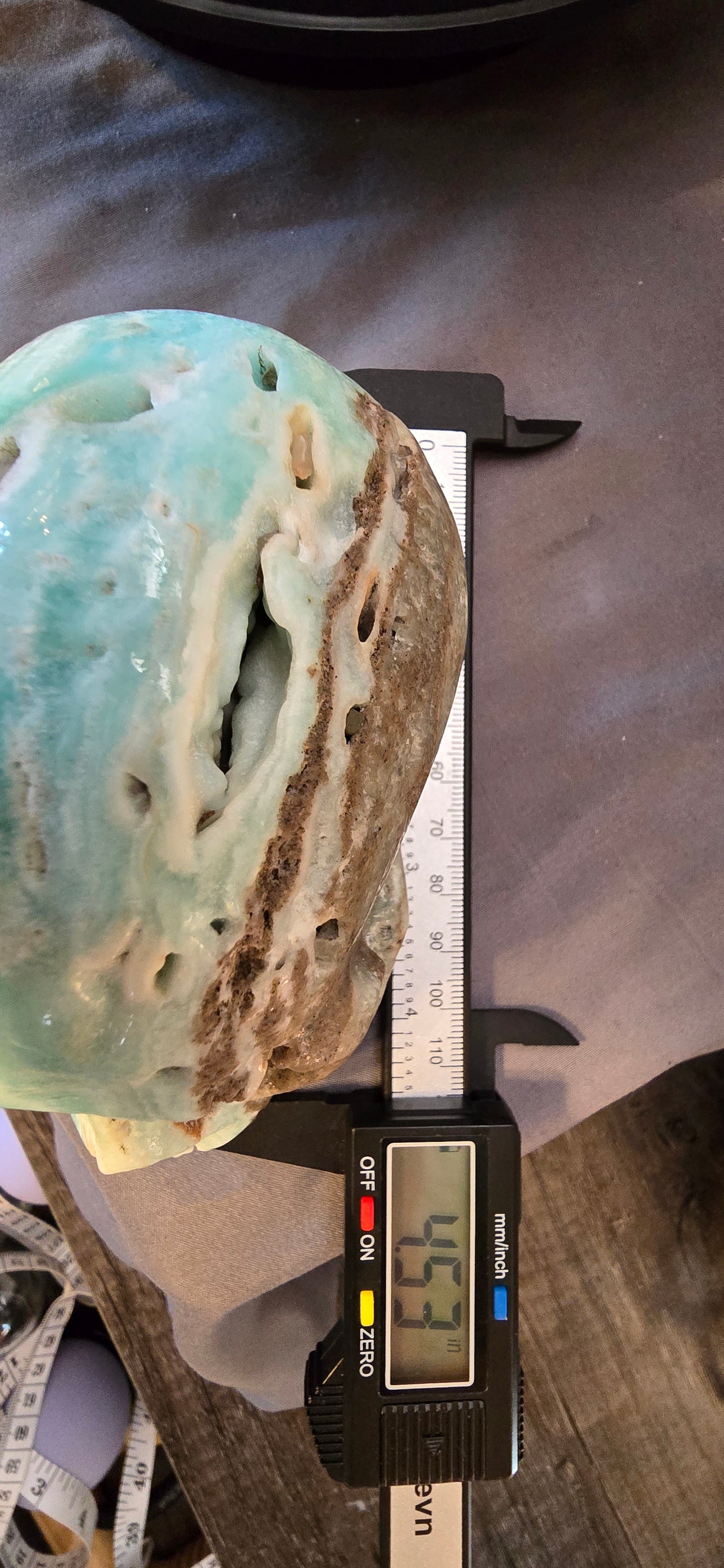 Hemimorphite Skull