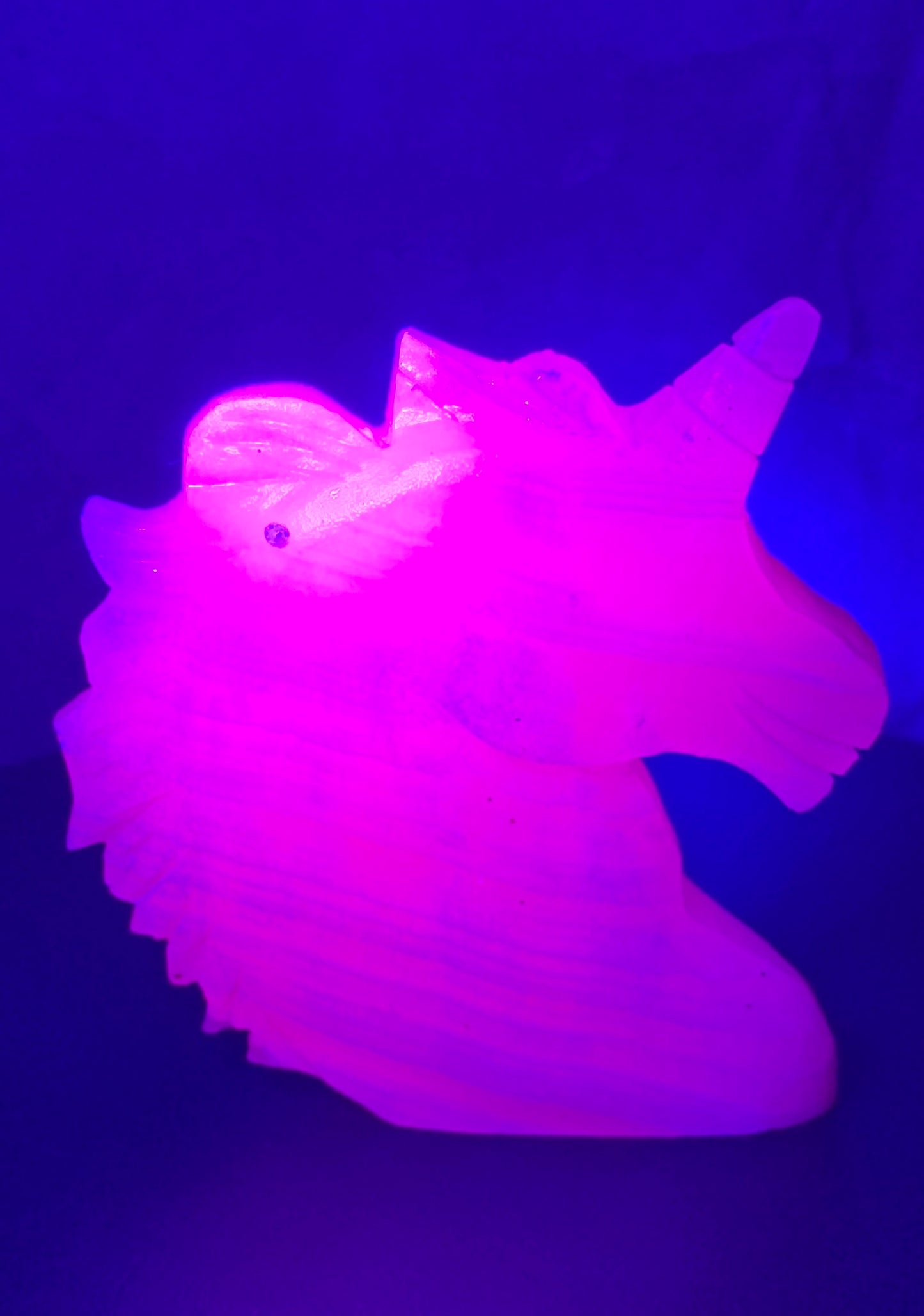 S0289 Pink Mangano Calcite Unicorn