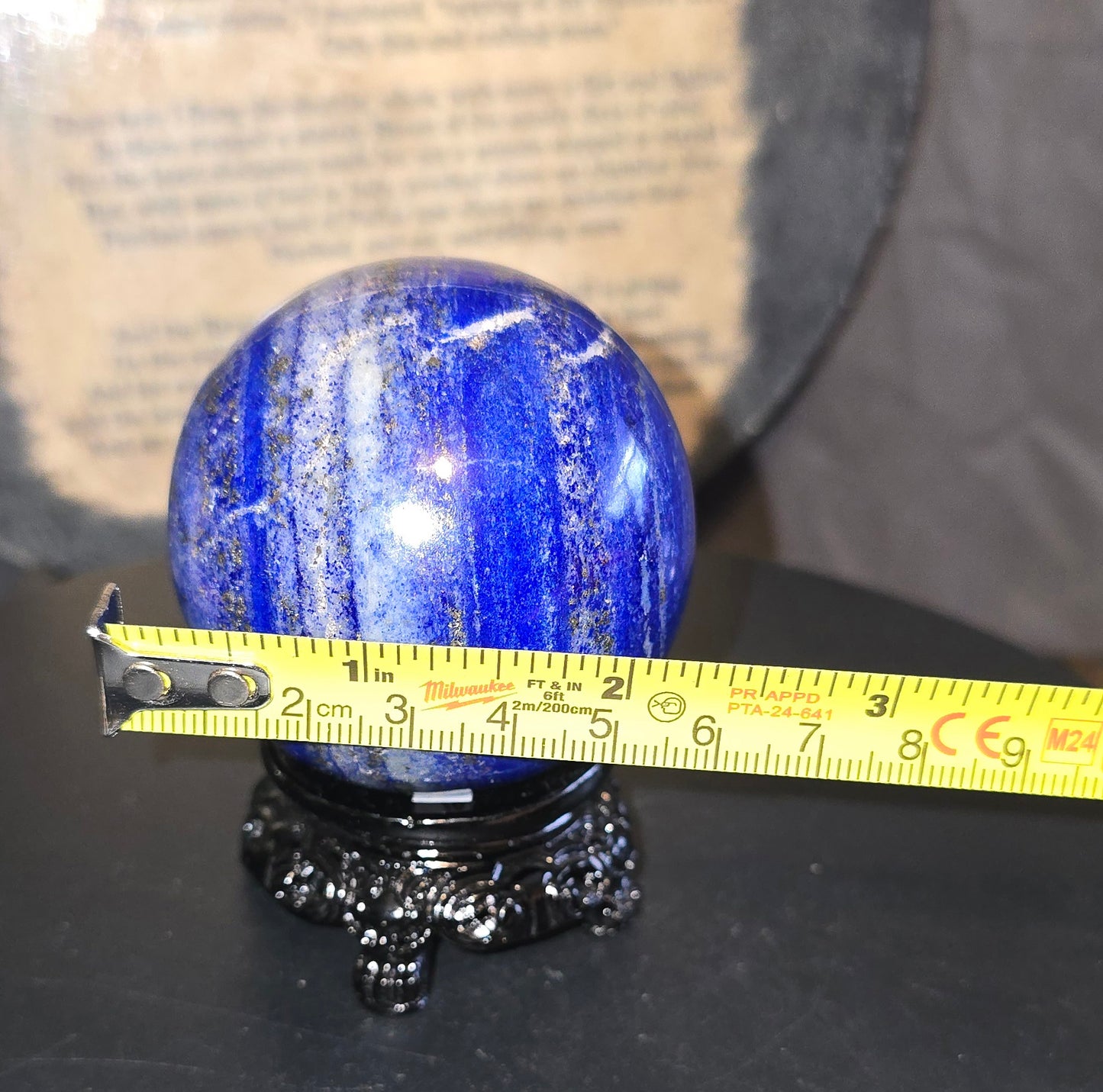 S0167 Lapis Lazuli Sphere