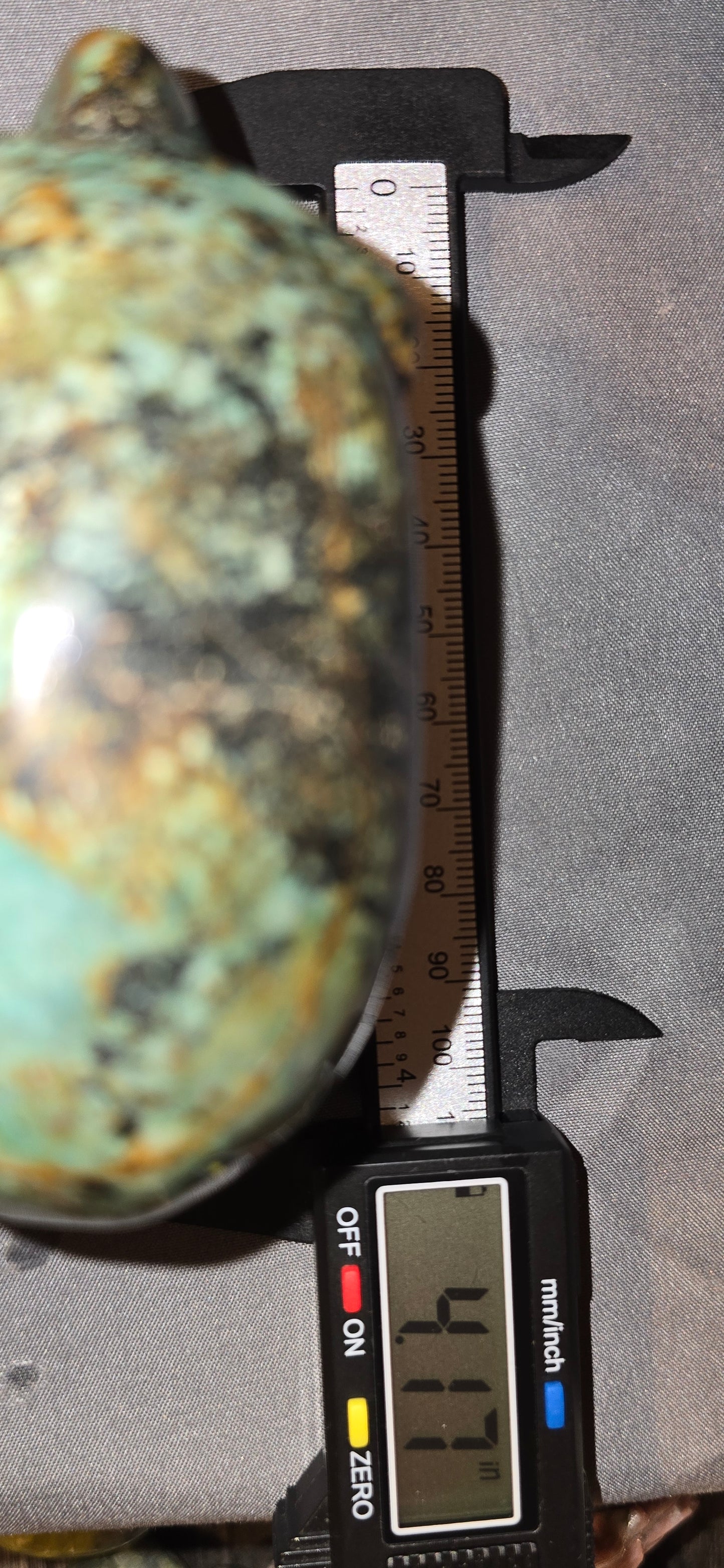 Blue-Green Turquoise Skull