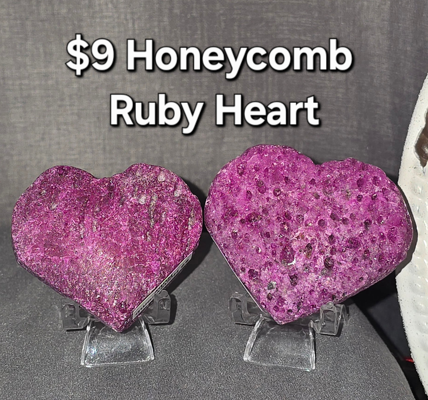 Honeycomb Ruby Heart