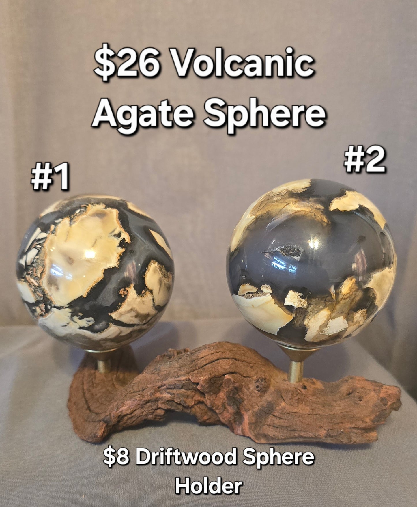 Volcanic Agate Sphere