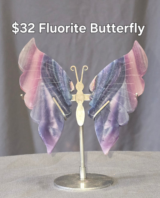S0410 Fluorite Butterfly