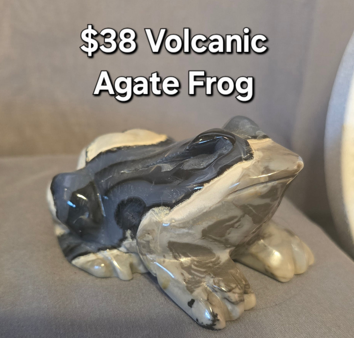 Volcanic Agate Frog