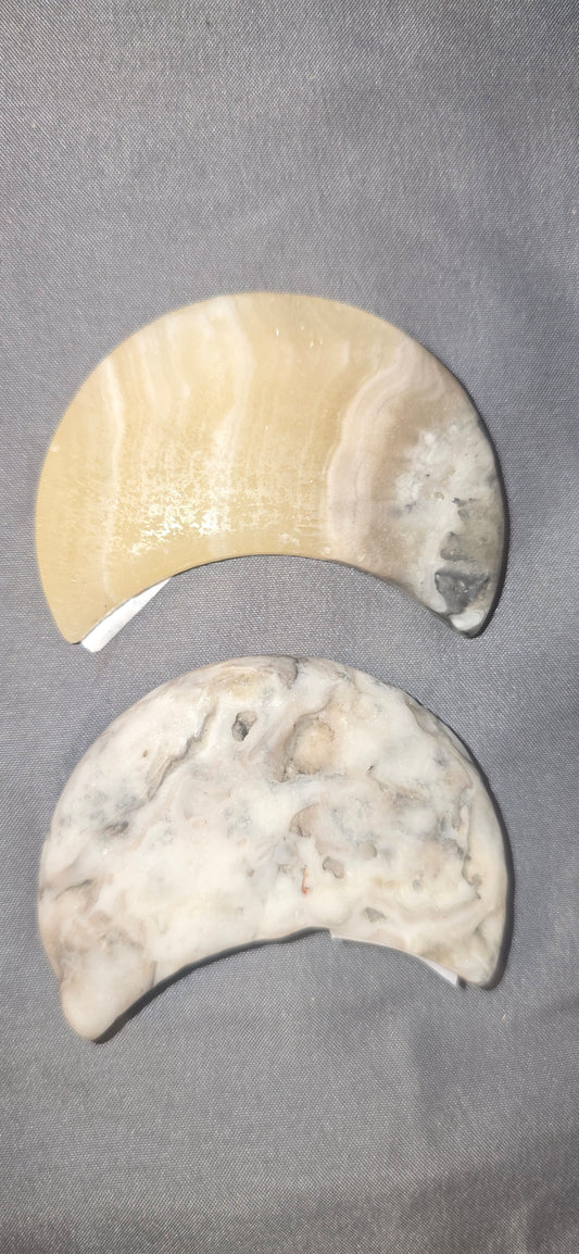 Zebra Calcite Moon
