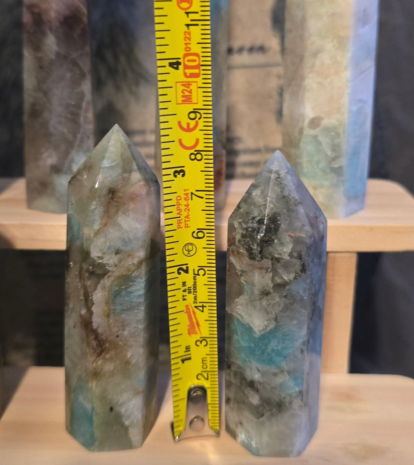 S0149 Fire Amazonite Point