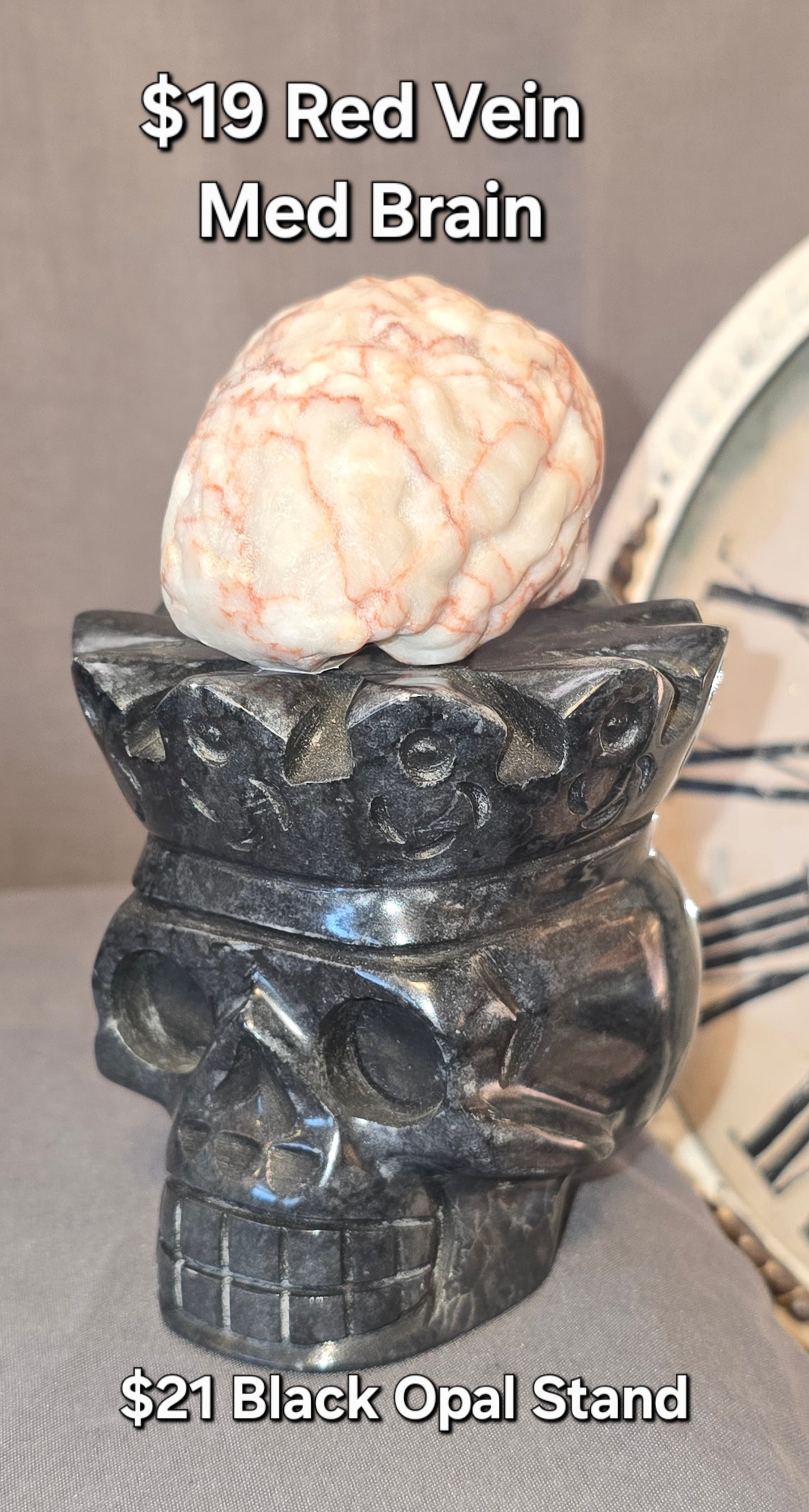 Red Vein Jasper Med Brain