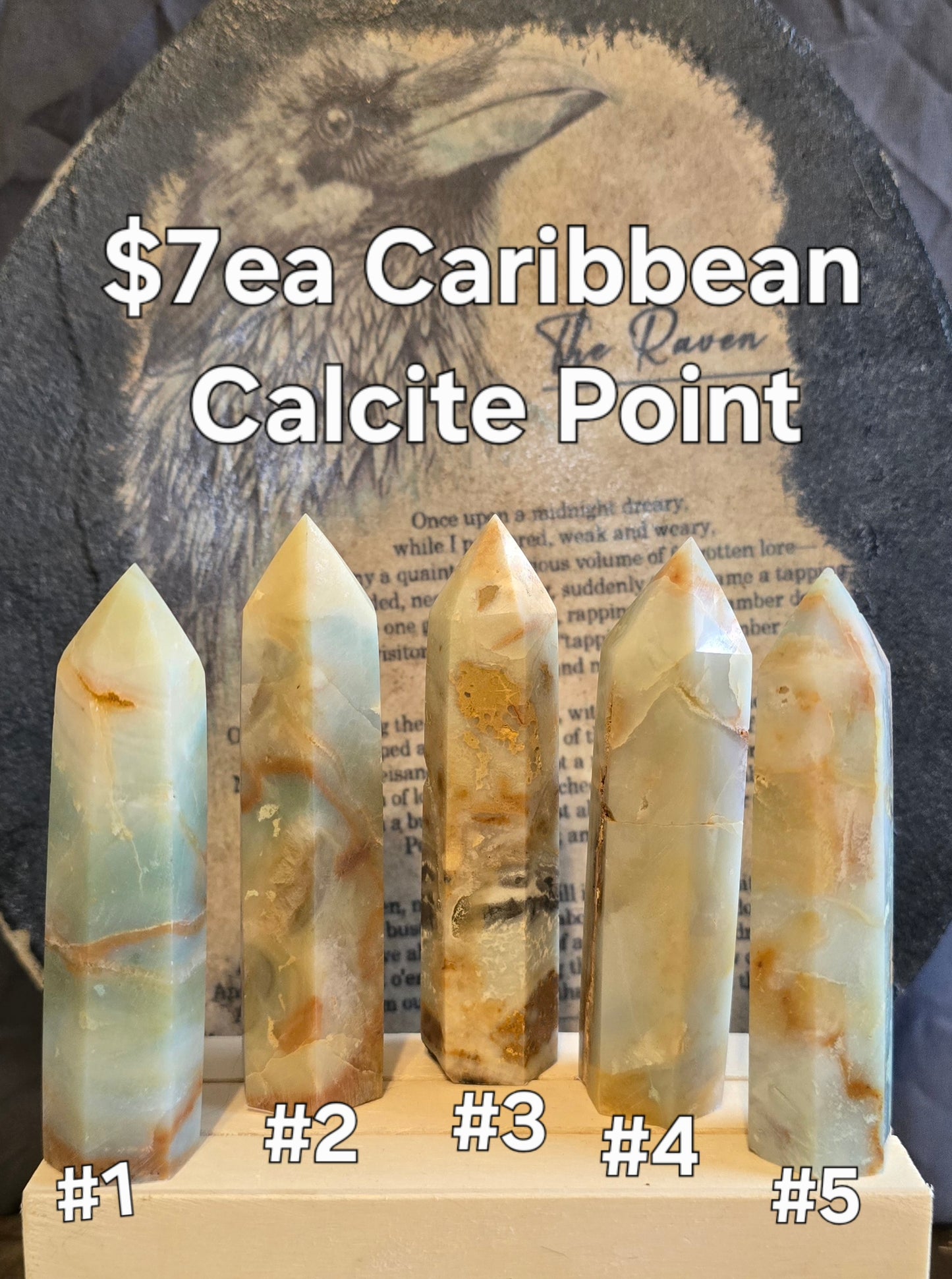 S0121 Caribbean Calcite Point