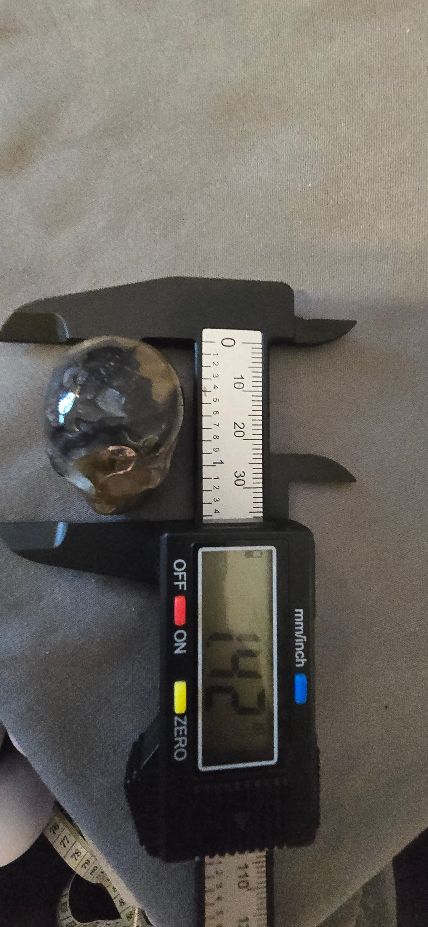 Volcanic Agate Mini Skull