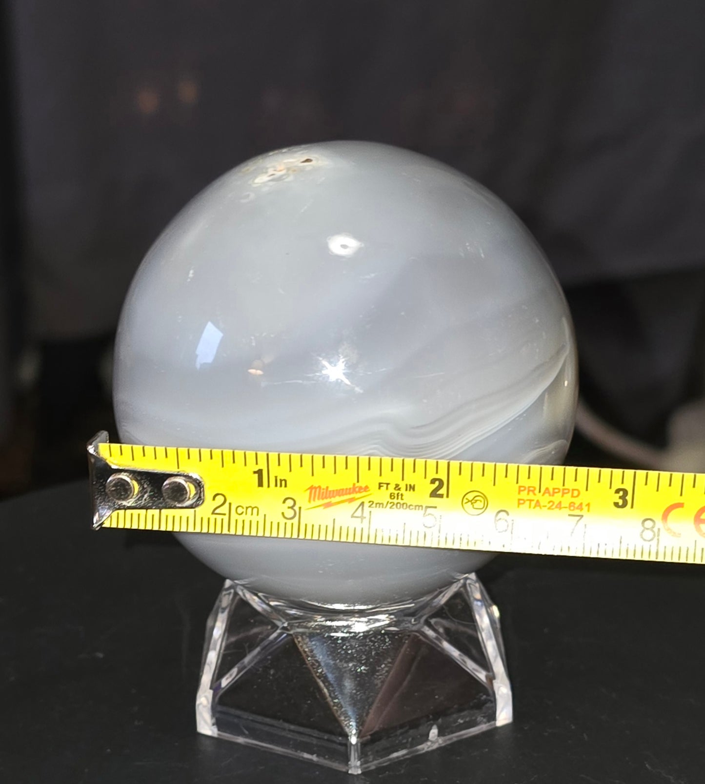 S0396 Orca Agate Sphere