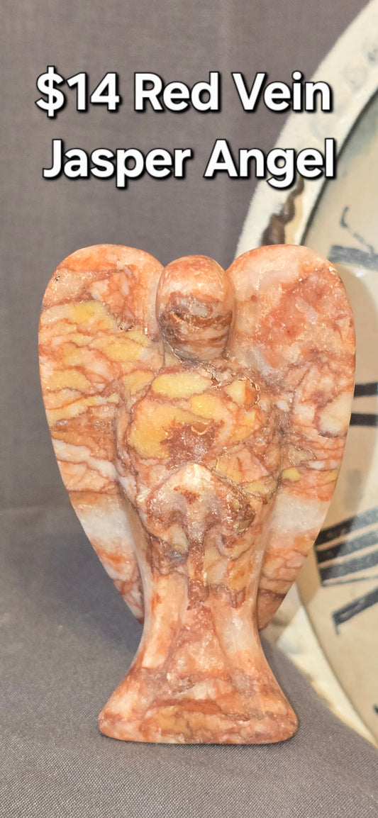 Red Vein Jasper Angel