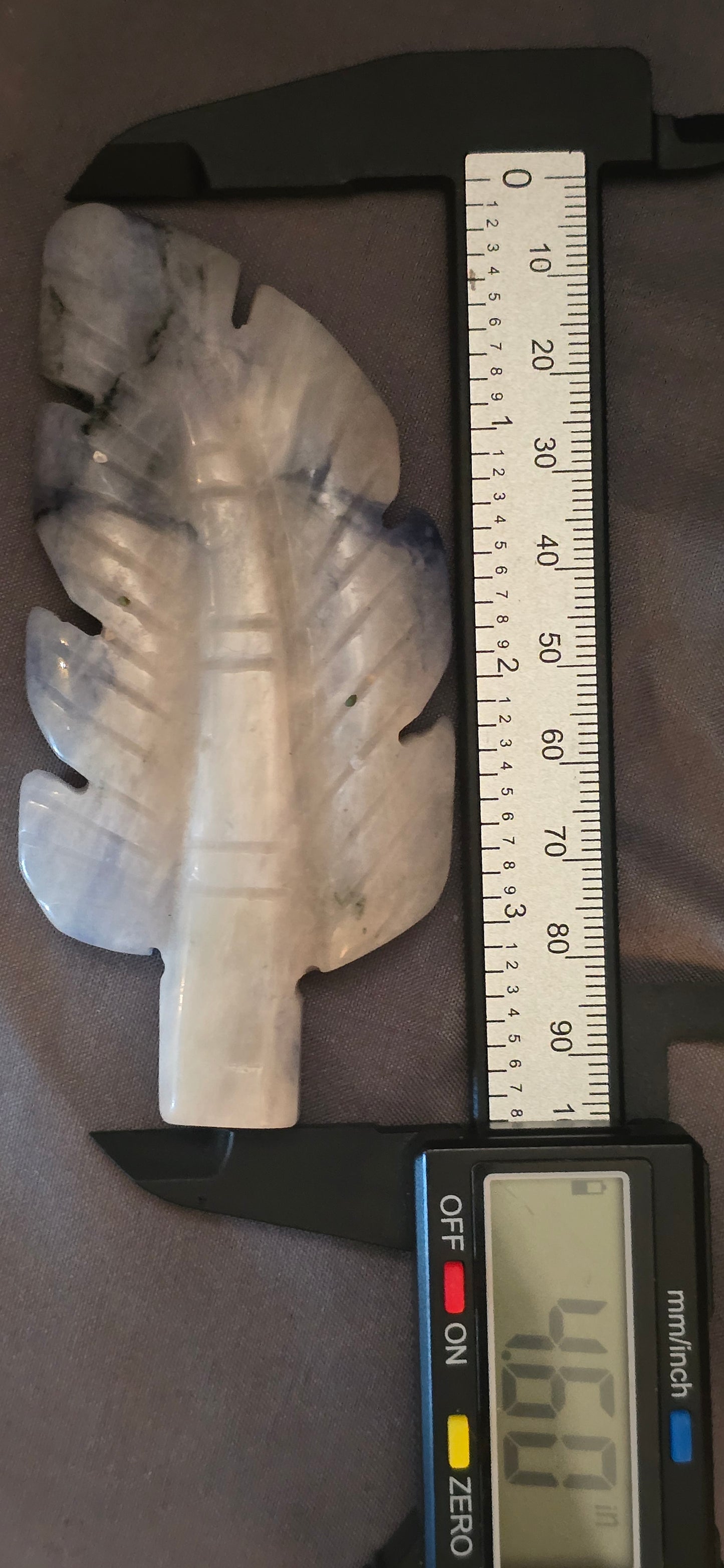 Blue Hackmanite Feather