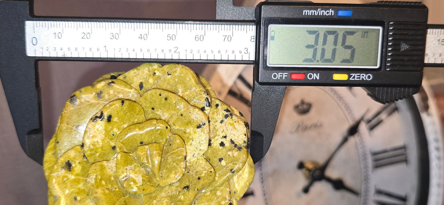 Green Jade Flower & Stand