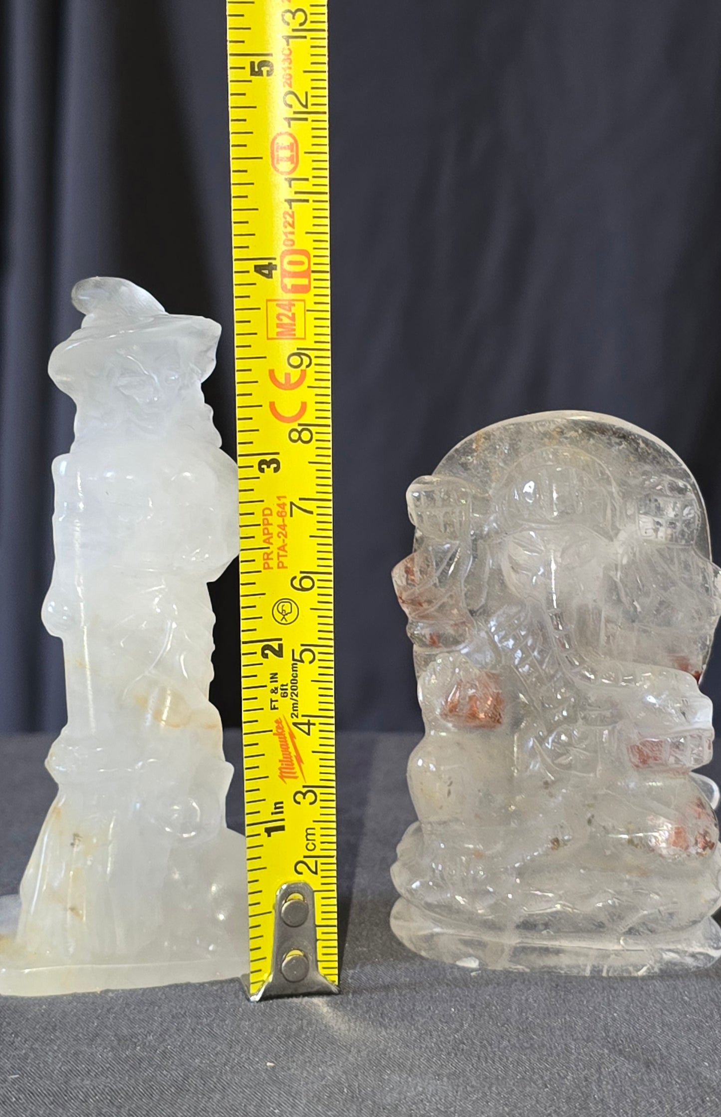 S0428 Clear Quartz Carvings