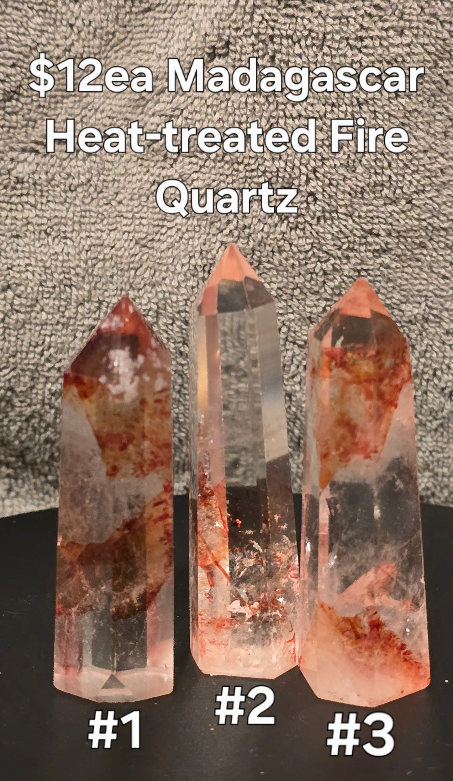 S0047 Madagascar Heat-treated Fire Quartz