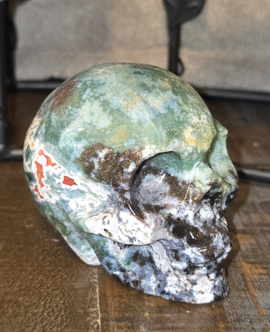 S0054 Moss/Ocean Skull