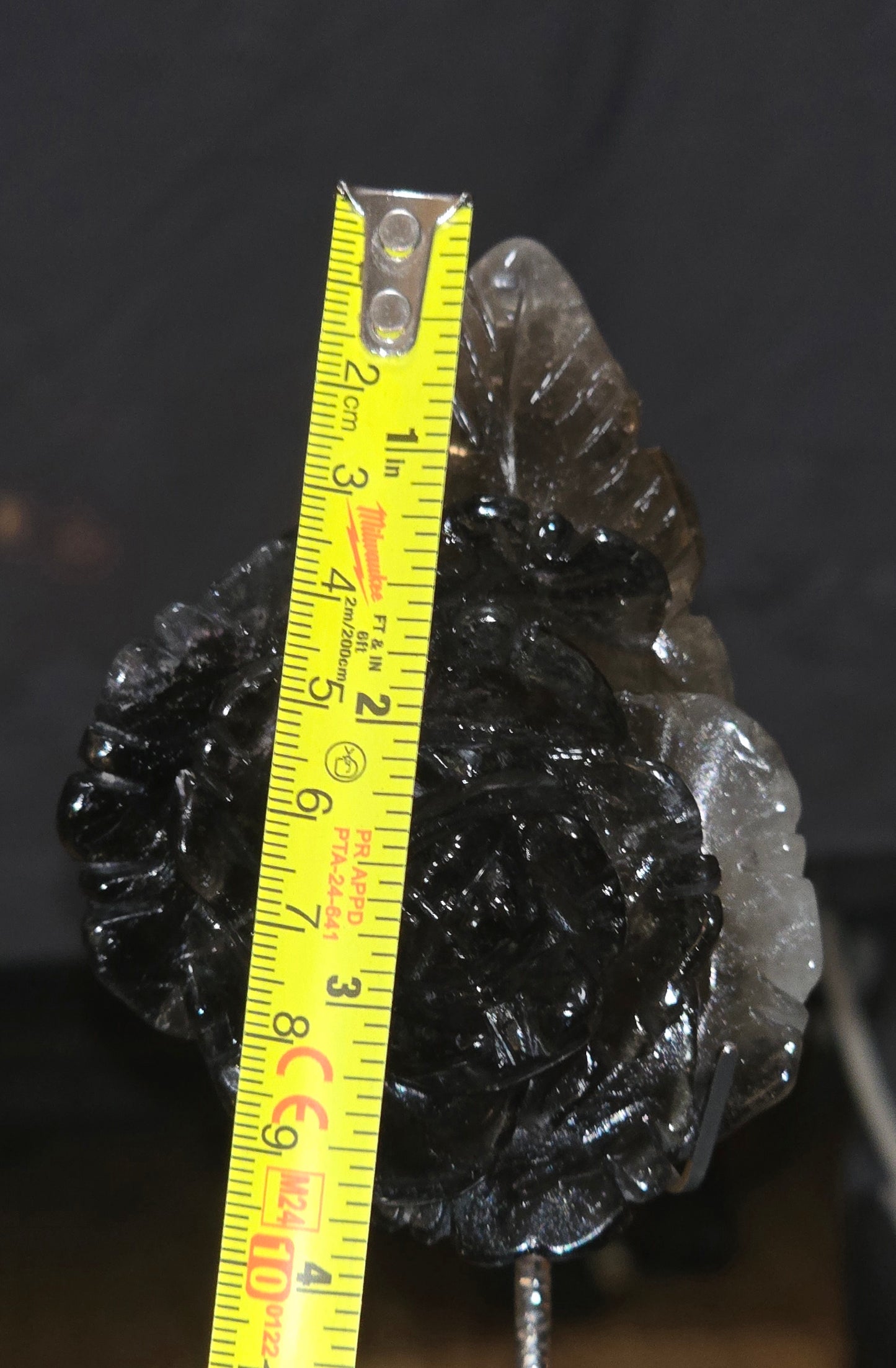 S0400 Smokey Quartz Rose