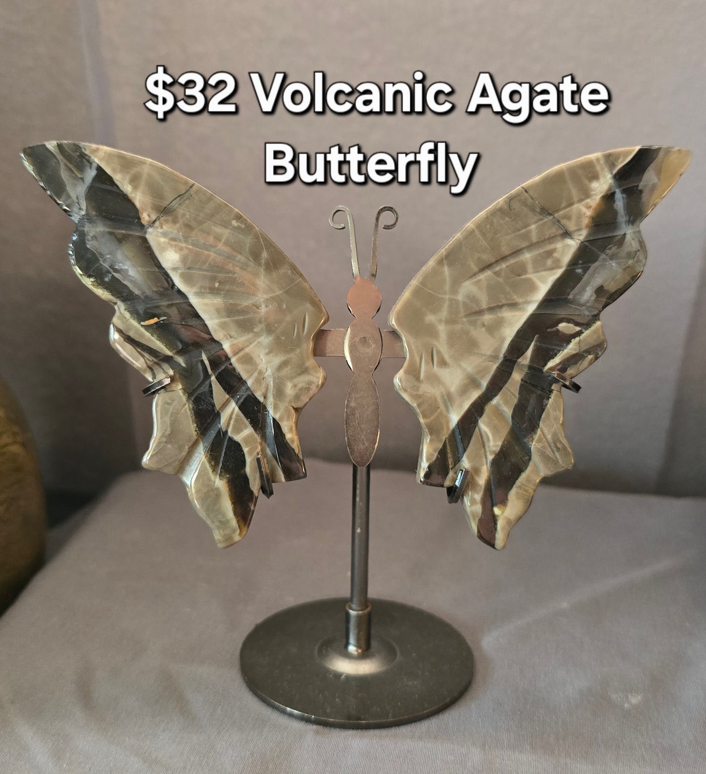 Volcanic Agate Butterfly