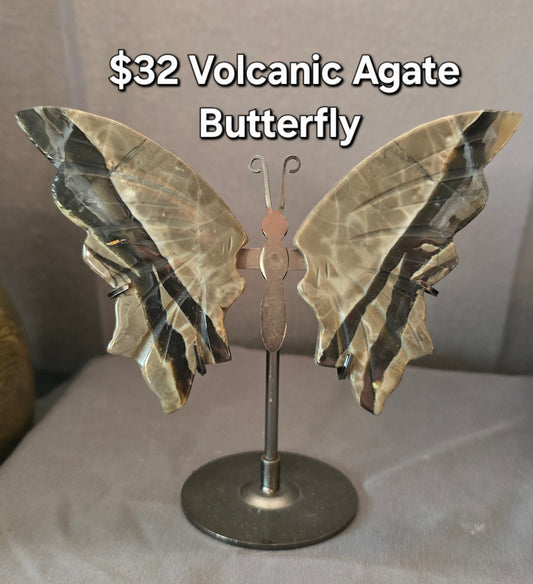 Volcanic Agate Butterfly