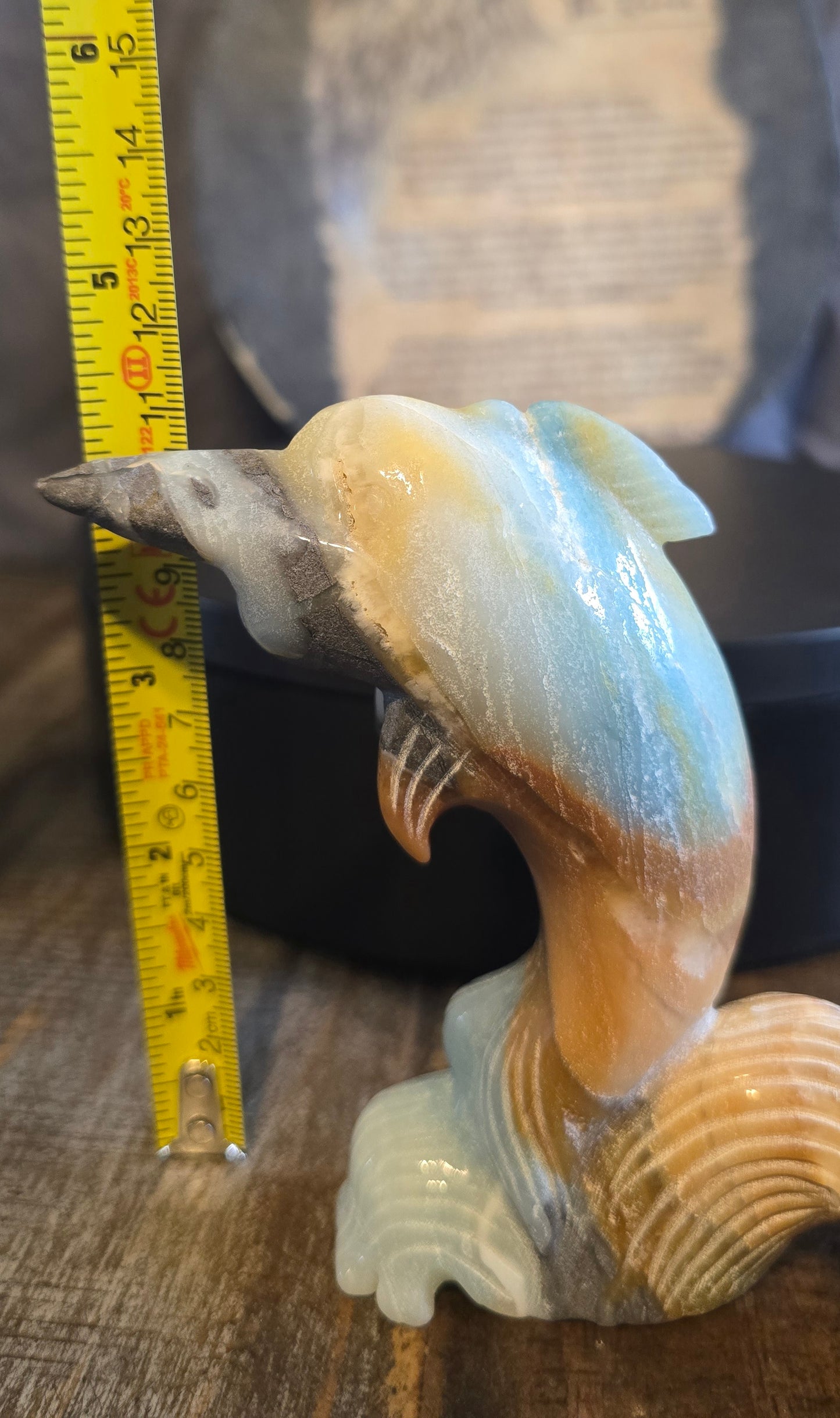 S0140 Caribbean Calcite Dolphin