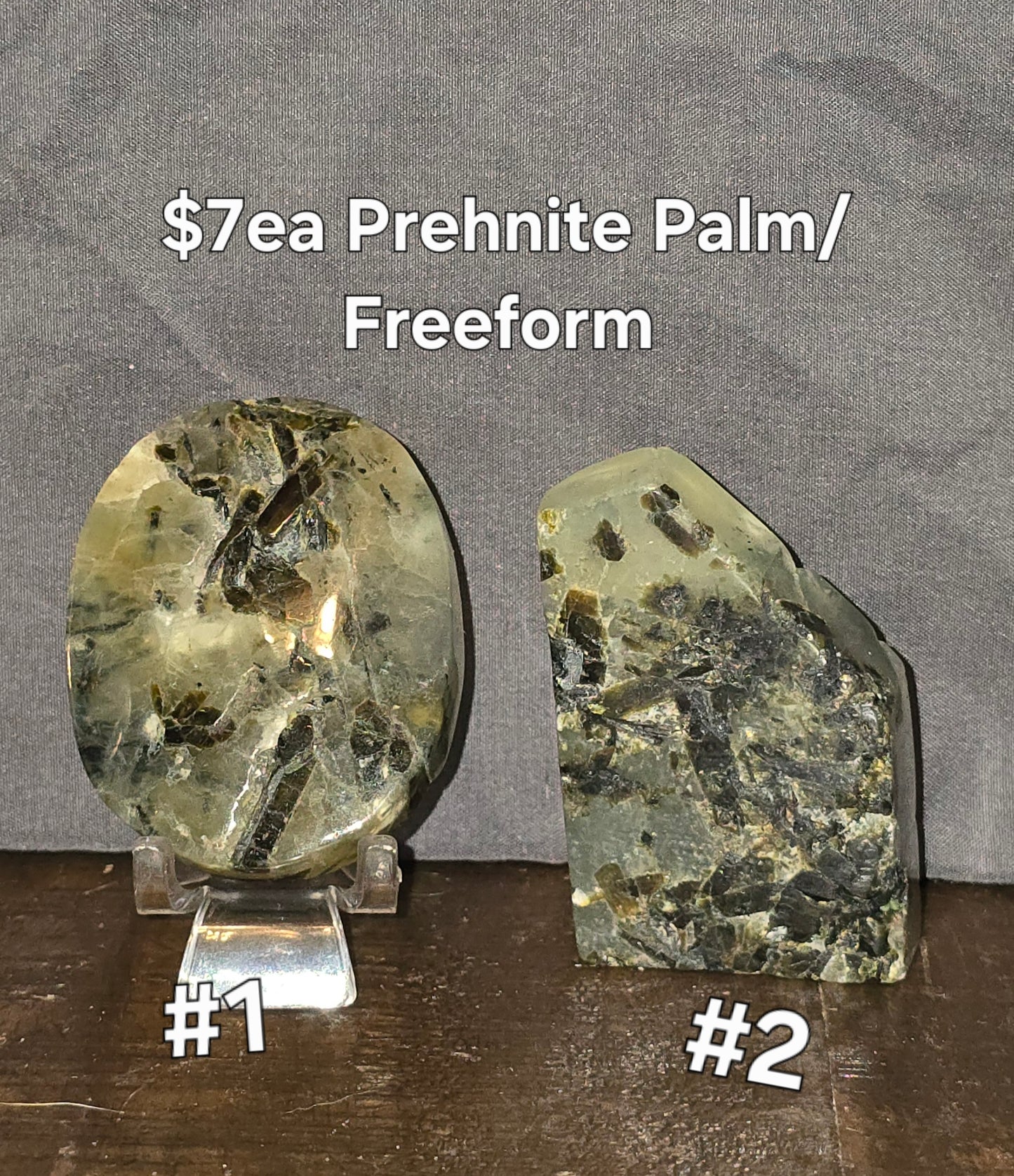 S0014 Prehnite Palm/Freeform