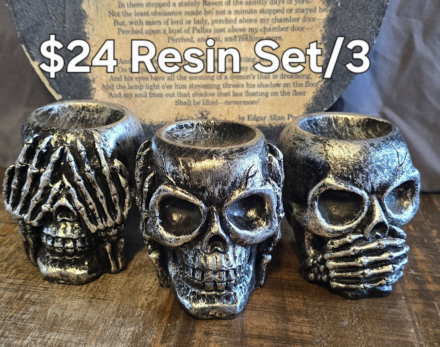 S0127 Resin Sphere Holder set/3