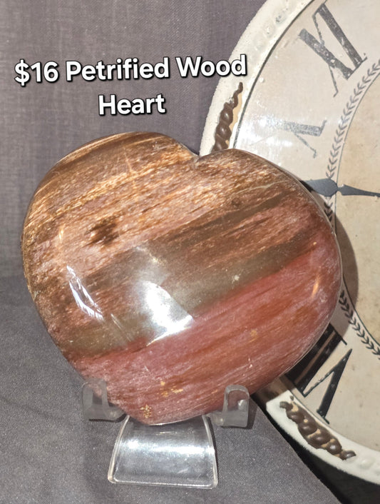 Petrified Wood Heart