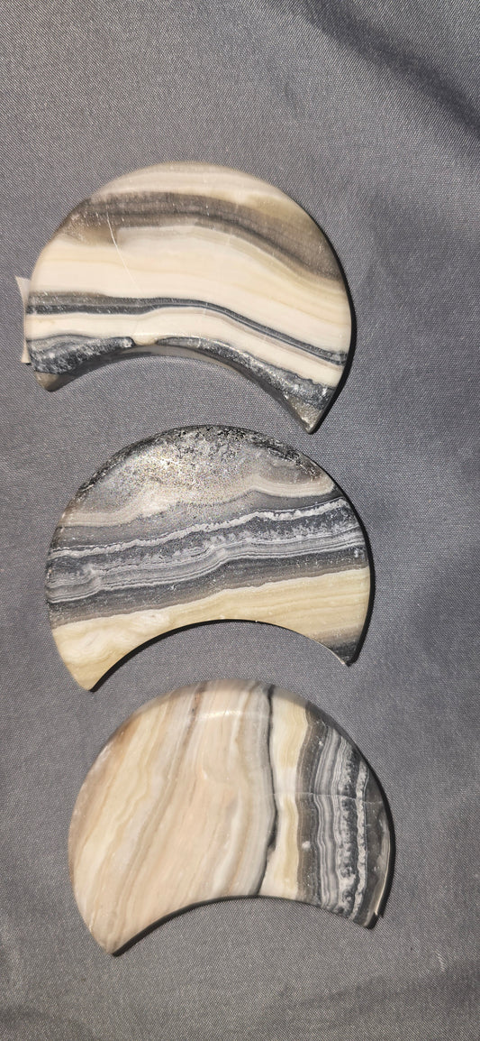 Zebra Calcite Moon