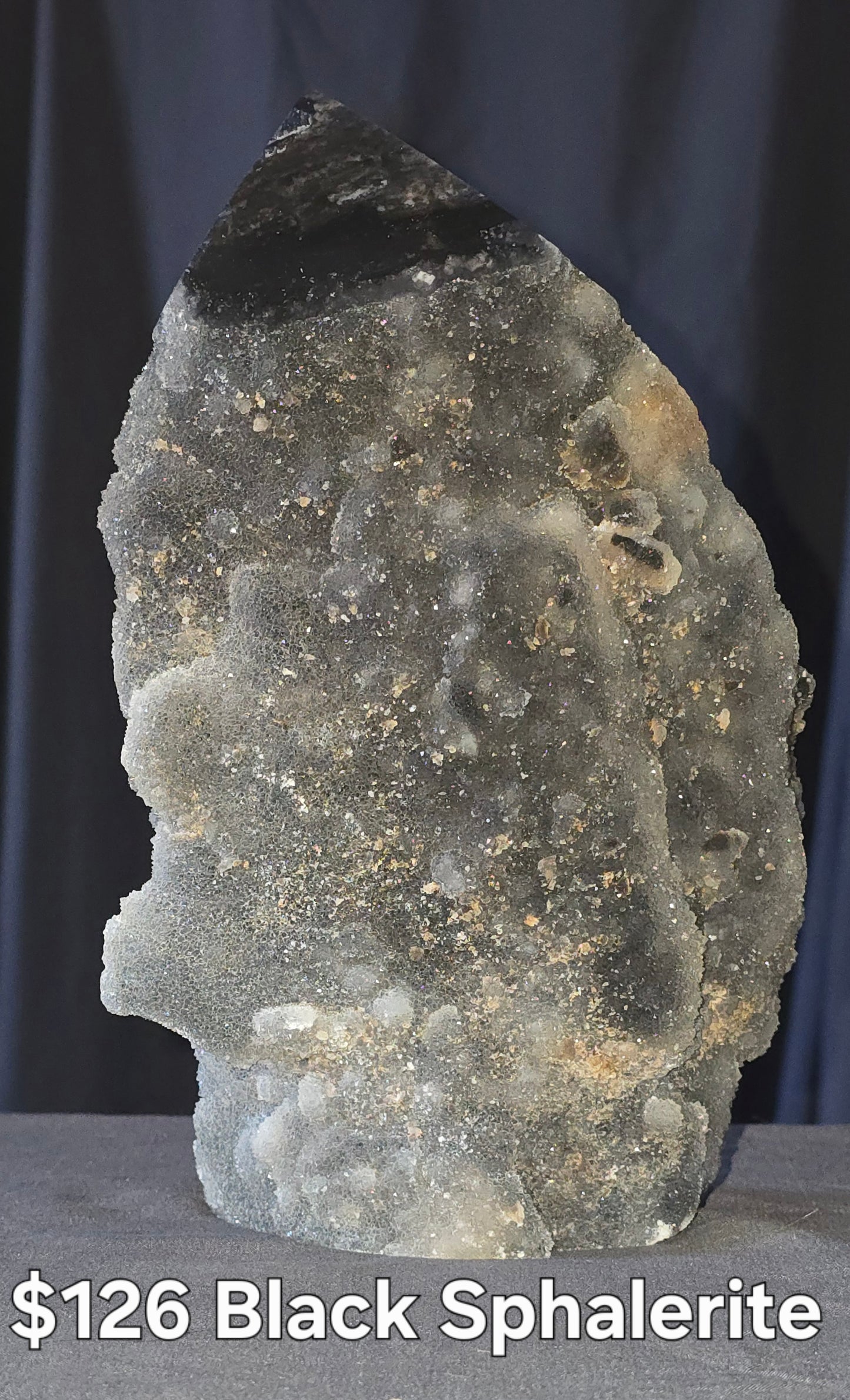 S0447 Black Sphalerite Freeform