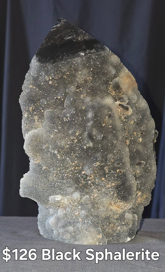 S0447 Black Sphalerite Freeform