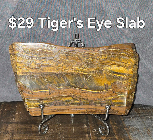 S0296 Tiger's Eye Slab