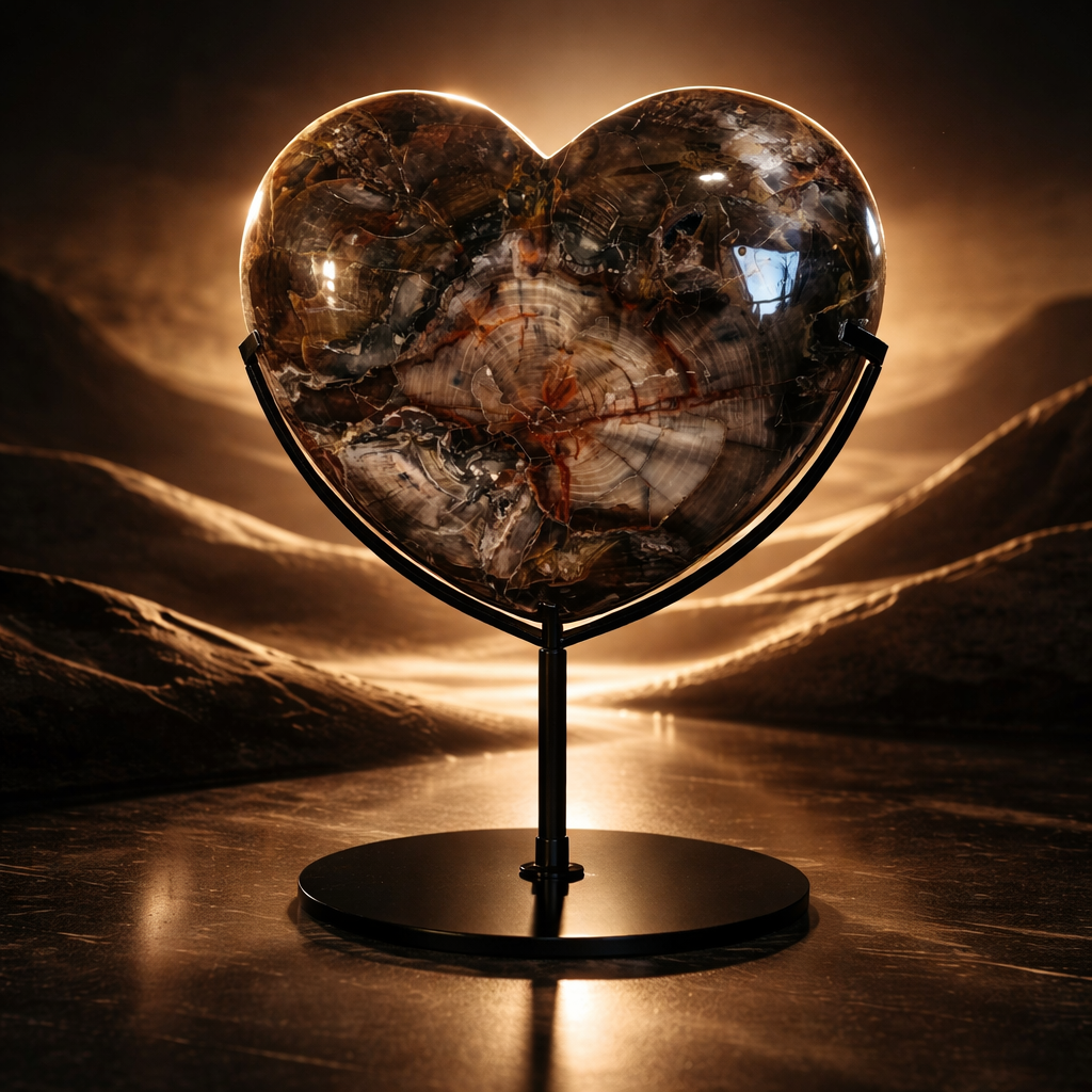 S0320 Petrified Wood Heart