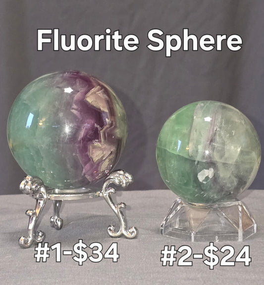S0417 Fluorite Sphere
