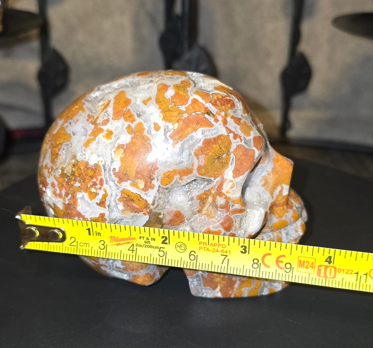 S0049 Brecciated Jasper Skull