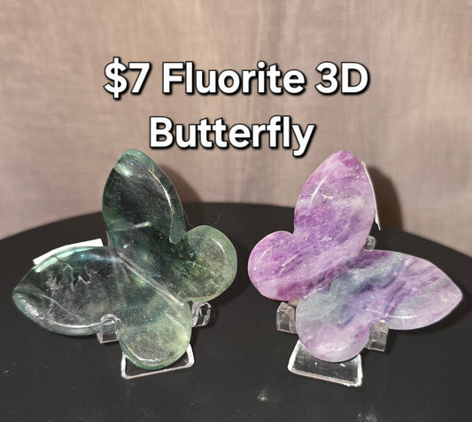 Fluorite 3D Butterfly