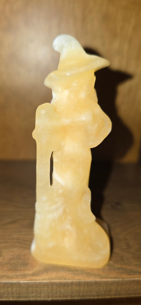Honey Calcite Witch