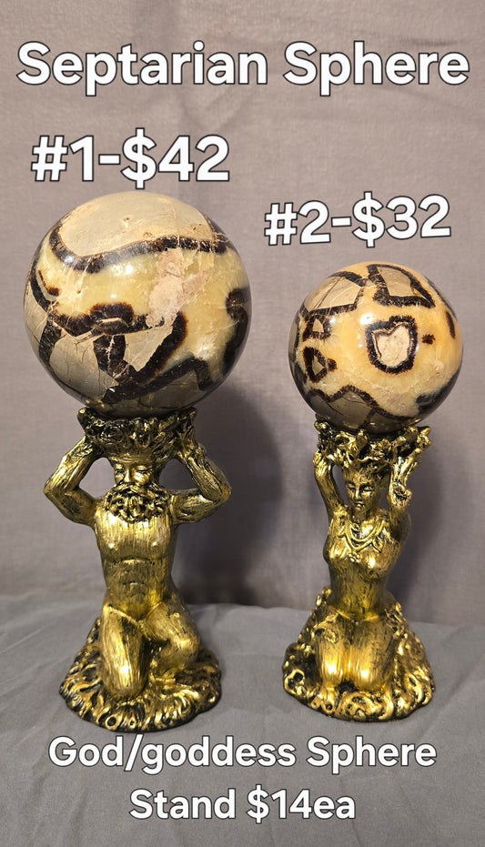 S0372 Septarian Sphere