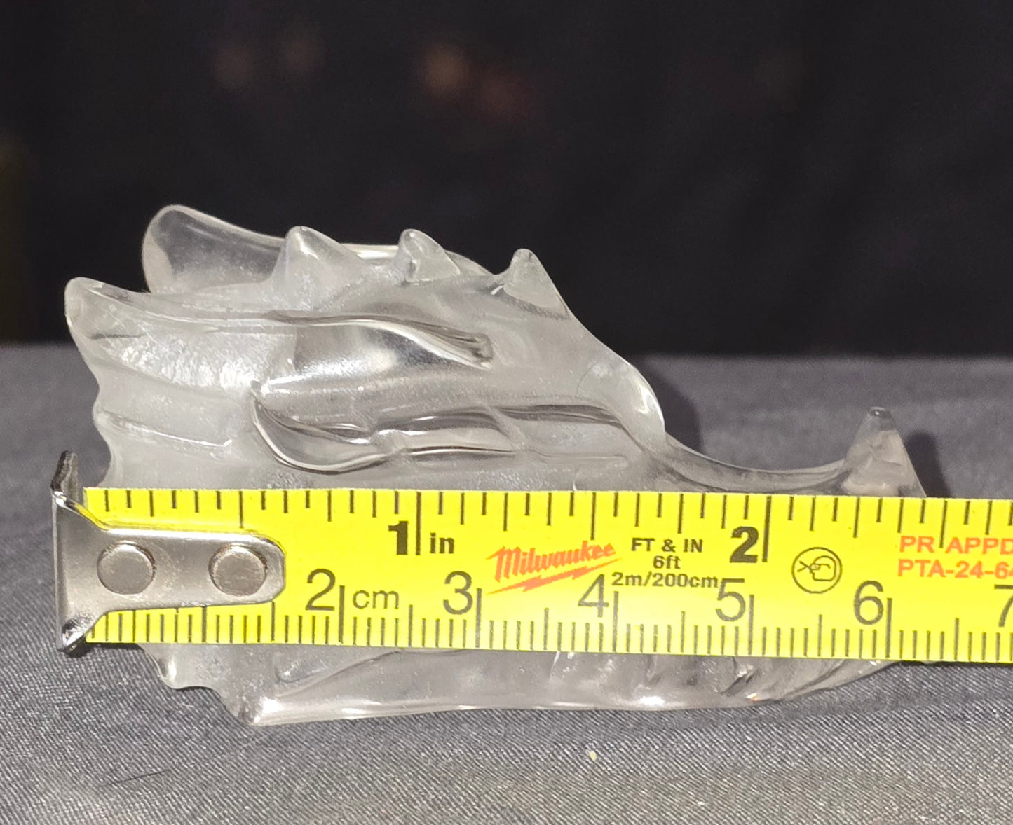S0432 Clear Quart Carvings